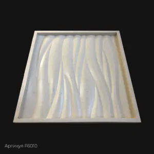 Готовая форма для 3D панелей Острые волны F6010 Готовая форма для 3D панелей Острые волны F6010